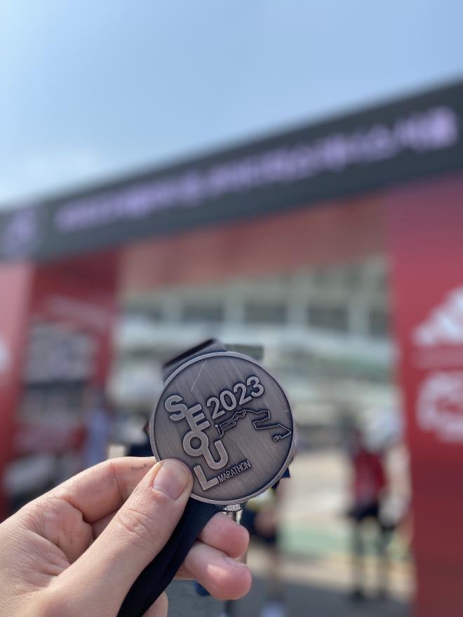 Seoul marathon 2023 medal
